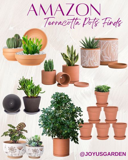 Terra-cotta pots under $100 | Gardening finds | Find on Amazon | Outdoor planters

#plantlovers #outdoorplants #gardening #plantaddict #plantlove #inspiration

#LTKFind #LTKhome #LTKunder100
