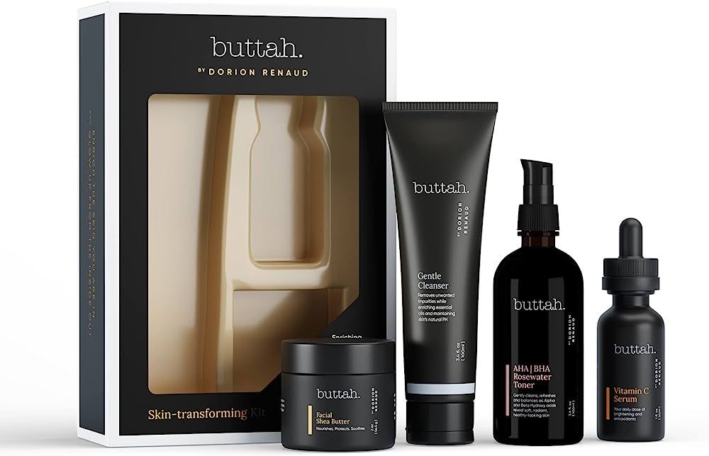 Buttah Skin Supreme Kit for Melanin Rich Skin | Facial Shea Butter 2 oz | Vitamin C Serum 1 oz | ... | Amazon (US)