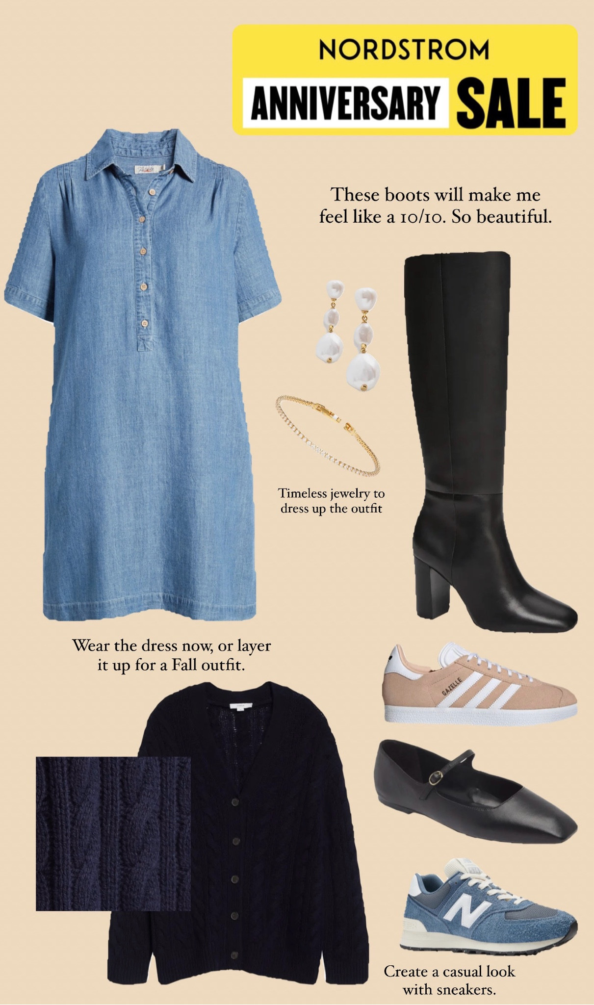 Chambray dress from the Nordstrom Anniversary Sale!! Wear as a summer outfit, or a fall outfit (perfect apple picking, or fall family photos outfit!)

#LTKSummerSales #LTKShoeCrush #LTKxNSale