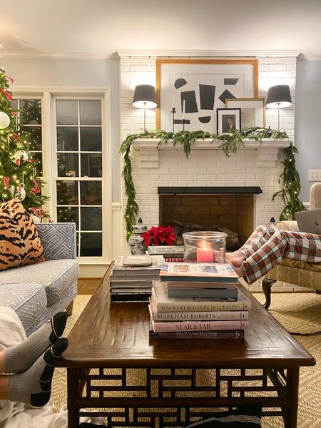 Cozy Christmas living room decor 🎄

#LTKHoliday #LTKhome #LTKSeasonal