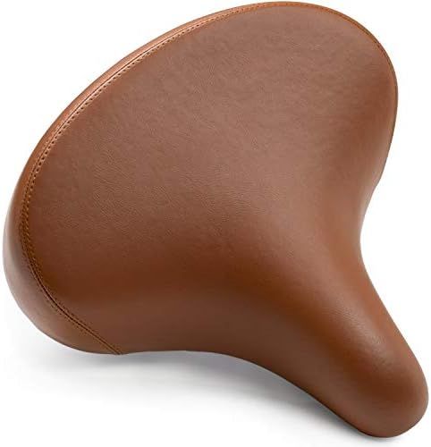 Bikeroo Comfortable Cruiser Bike Seat Extra Wide Bicycle Saddle with Suspension - Great Replacement  | Amazon (US)