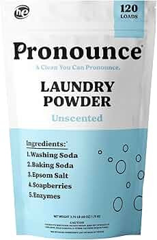 Pronounce Laundry Detergent Powder Alternative | Earth-Derived Ingredients, Eco-Friendly, Safer f... | Amazon (US)