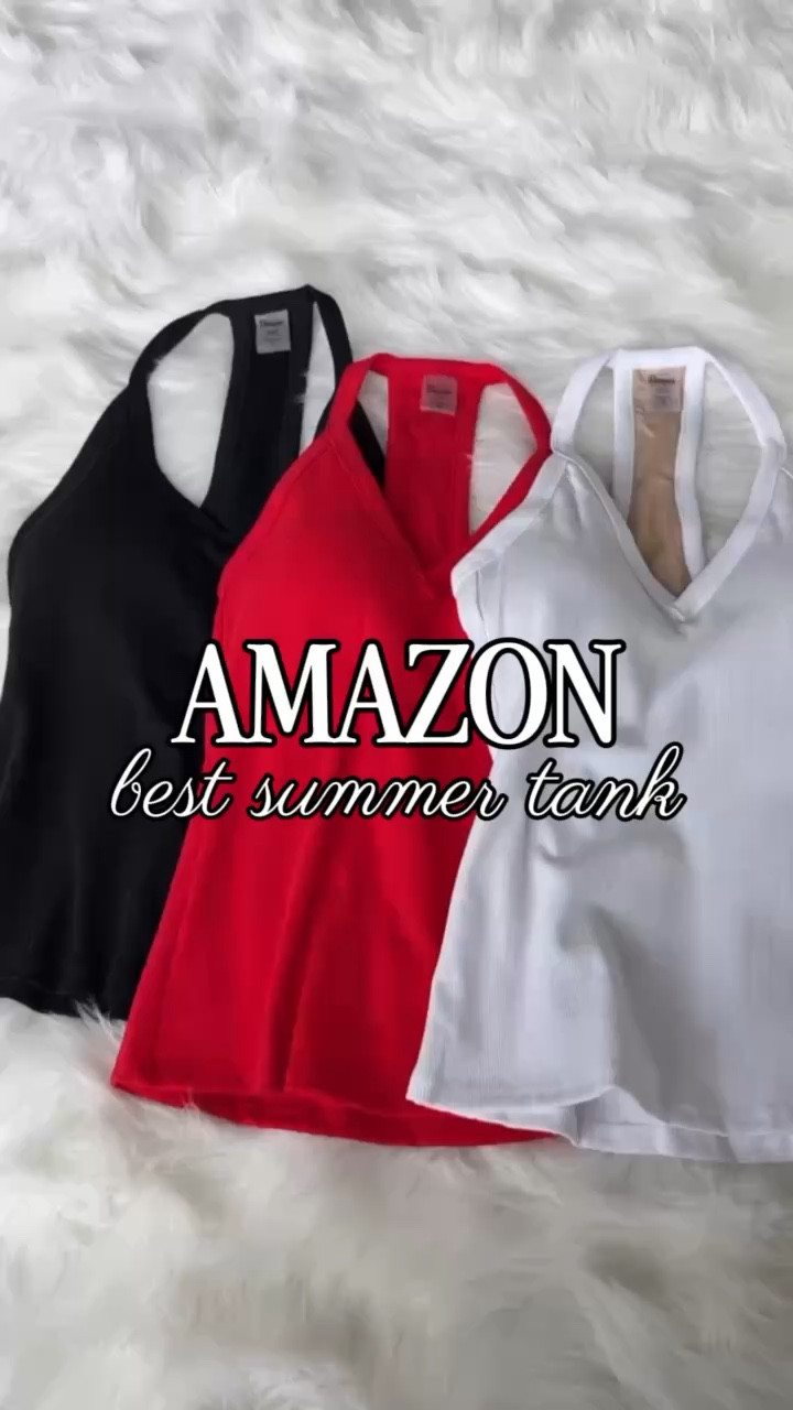 The best summer tank, built in bra! Comes in tons of colors! 

#LTKActive #LTKootd #LTKmomlife