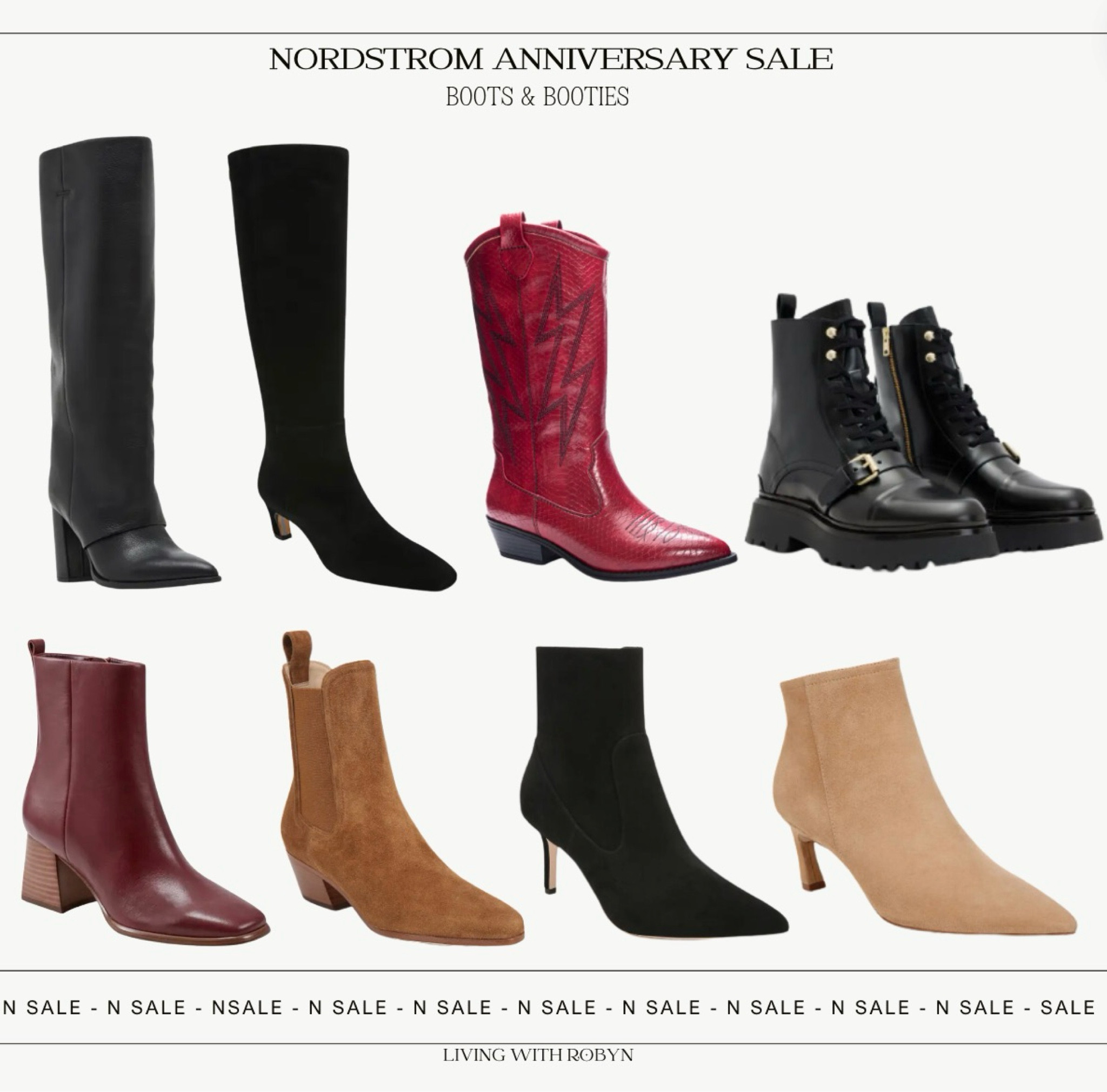 Nordstrom Anniversary Sale 
Boots & Booties 
Knee High Boots, Pointed Toe Bootie, Cowboy Boots, Chelsea Boot, Combat Boots, Bootie, 
Marc Fisher, All Saints, Veronica Beard, Dirty Laundry, Sam Edelman, Steve Madden 


#LTKStyleTip #LTKShoeCrush #LTKxNSale