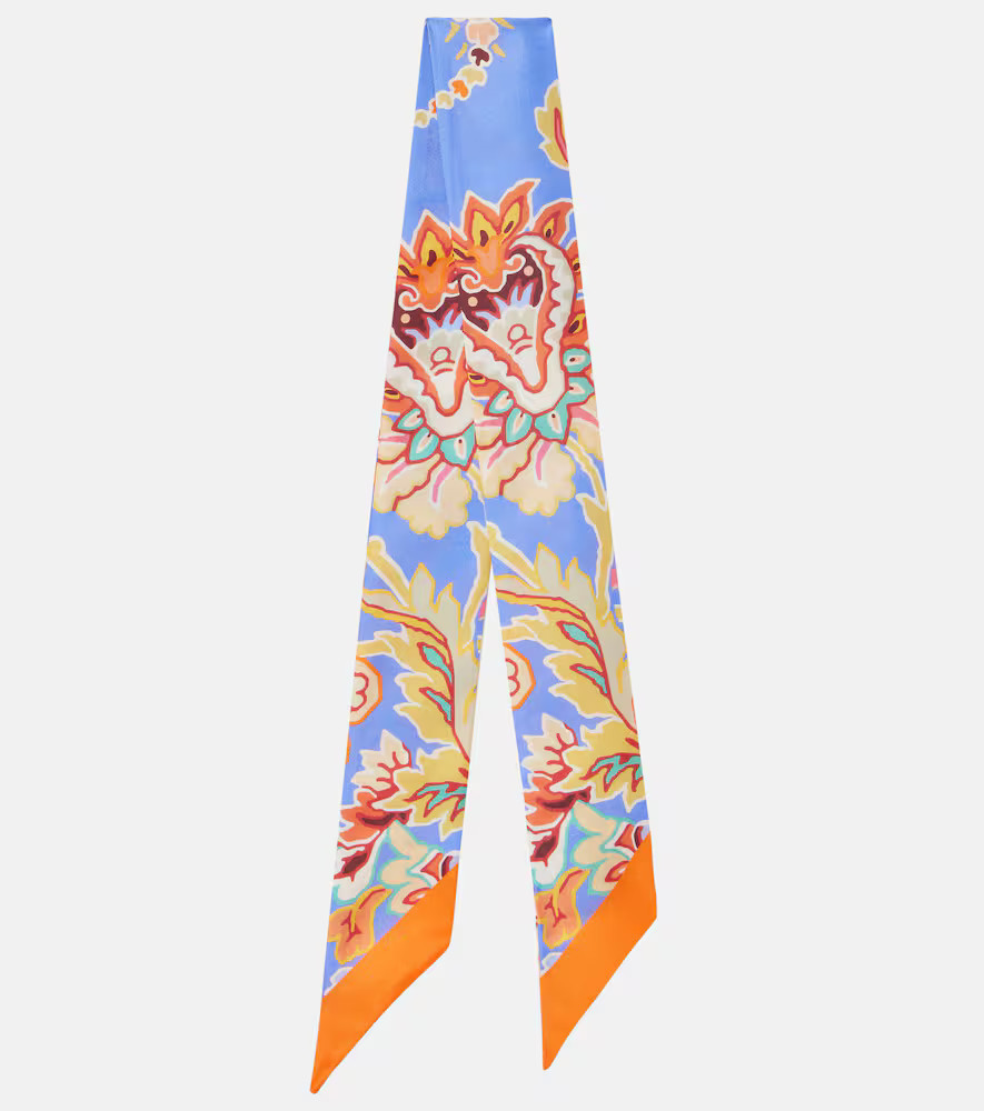 Etro Sciarpa in twill di seta con stampa | Mytheresa (IT)
