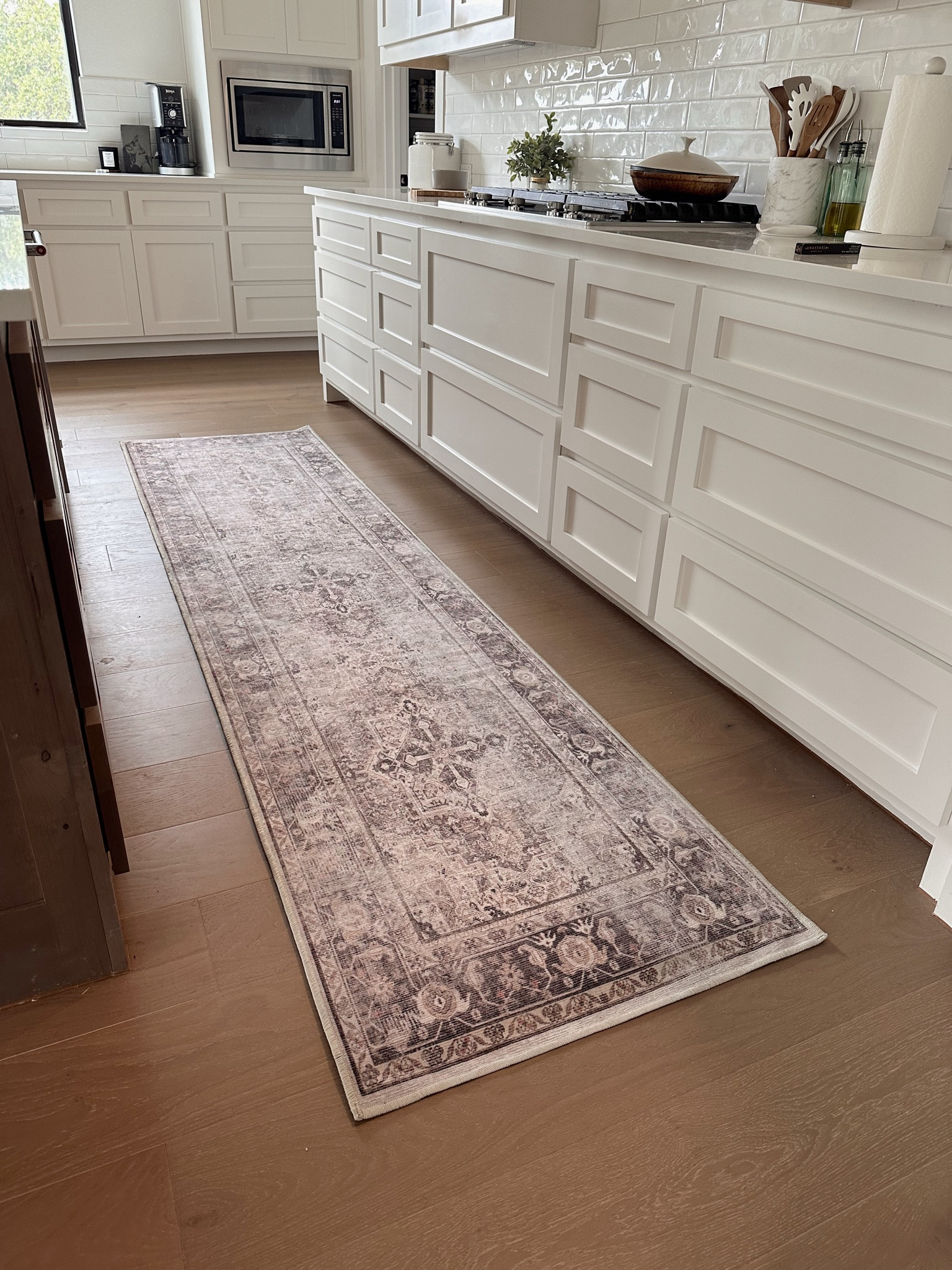 new washable runner! (2.5x10, hazel, flatwoven cushioned) ruggable gave me a code! MICHELEJALIENE10