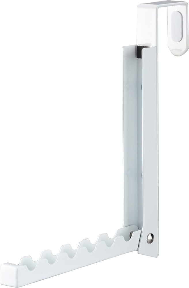 Yamazaki Home 7161 Over The Door Alloy Steel Hooks - Folding Hanging Coat Rack | Amazon (US)
