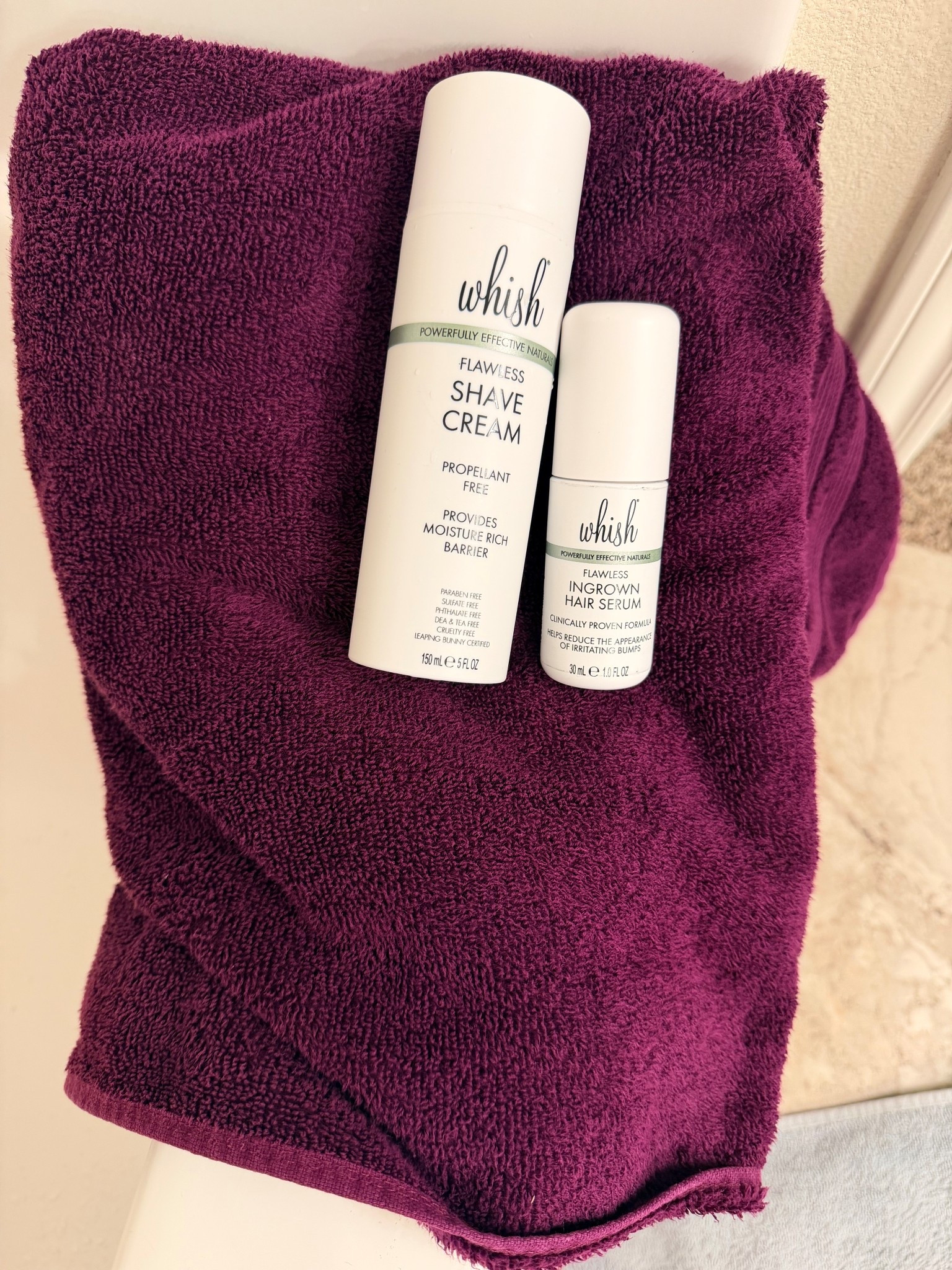 @Whish Beauty #whishbeauty Been using these two products for a little over a week and love how they make your skin feel after shaving 

#LTKBeauty