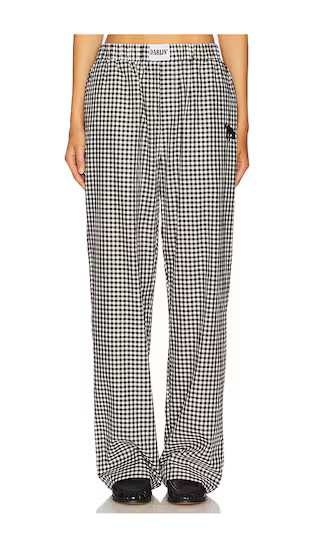 Gingham Pant in Black | Revolve Clothing (Global)