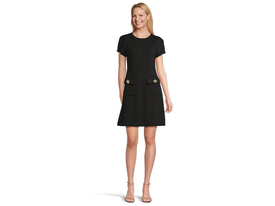 Lilly Pulitzer Fallon Dress Women's Dress Noir : 14, Nylon/Rayon/Spandex | Zappos