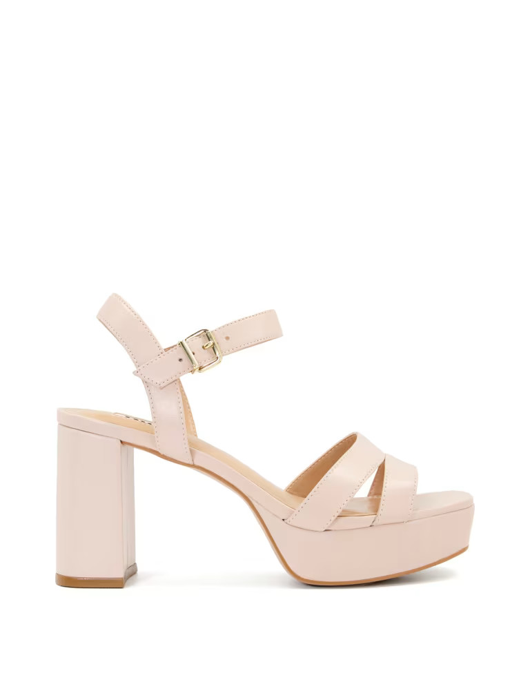 Leather Ankle Strap Platform Sandals | Marks & Spencer (UK)