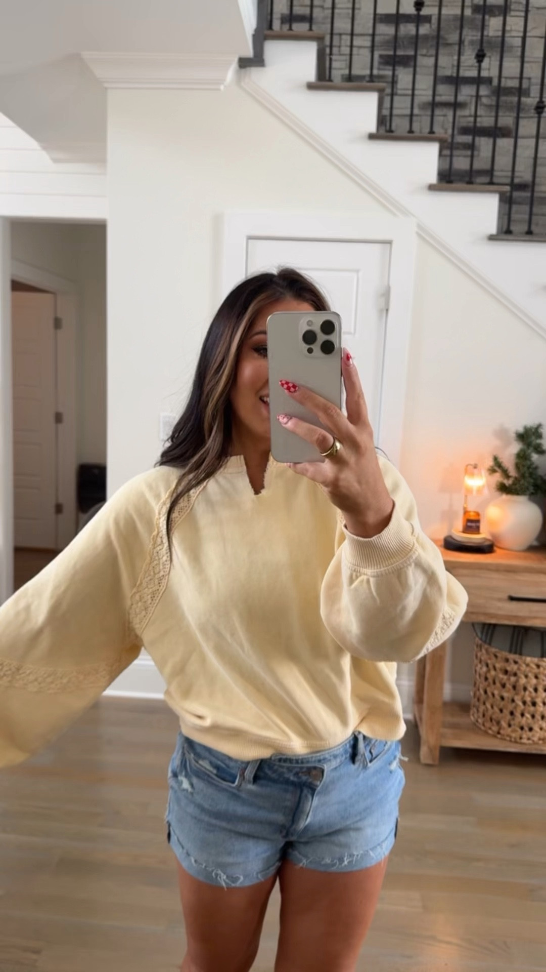 I am in love with the sweatshirts from Aerie! Here I’m in a size small & size 28 shorts! 

Summer outfit, spring outfit, casual outfit, everyday spring outfit, MOM outfit, easy outfit  

#LTKMidsize #LTKWatchNow #LTKStyleTip