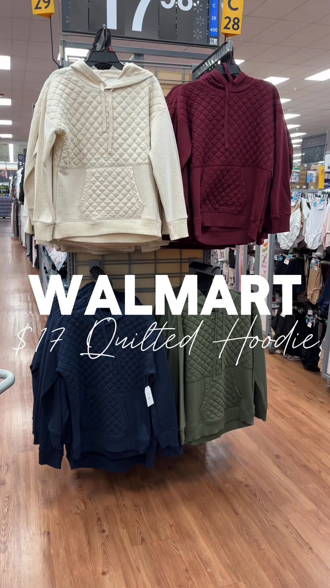I finally found the $17 quilted hoodie from Walmart! Loving this hoodie! It has the cutest details and love how it’s not super heavy making it perfect for layering! I recommend sizing up one or two sizes to get an oversized fit and to make sure that it’s legging friendly!

Follow me for more affordable fashion, and Walmart musts!

#LTKHoliday #LTKGiftGuide #LTKCyberWeek