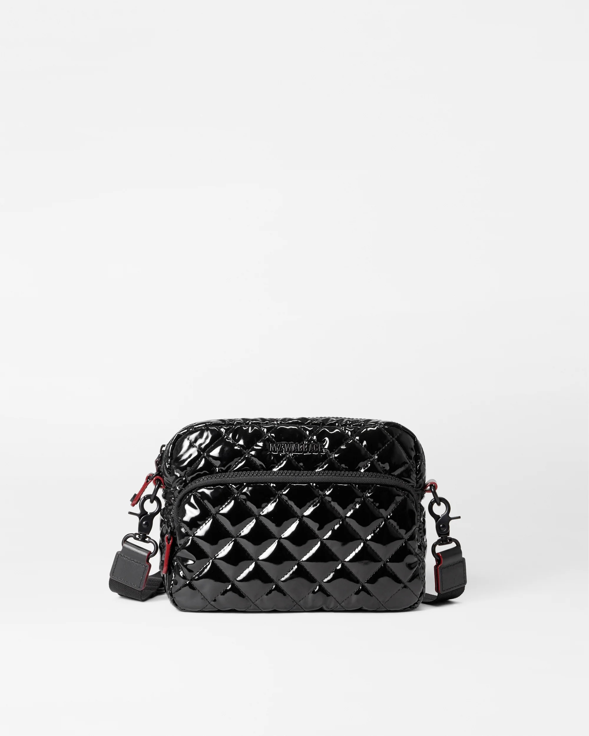 Black Lacquer Small Metro Camera Bag | MZ Wallace