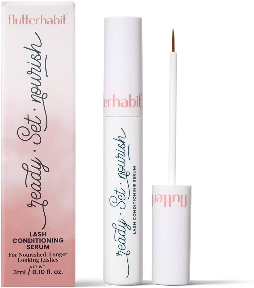 FlutterHabit Ready, Set, Nourish Lash Conditioning Serum - Lash Conditioner For Thicker & Fuller ... | Amazon (US)