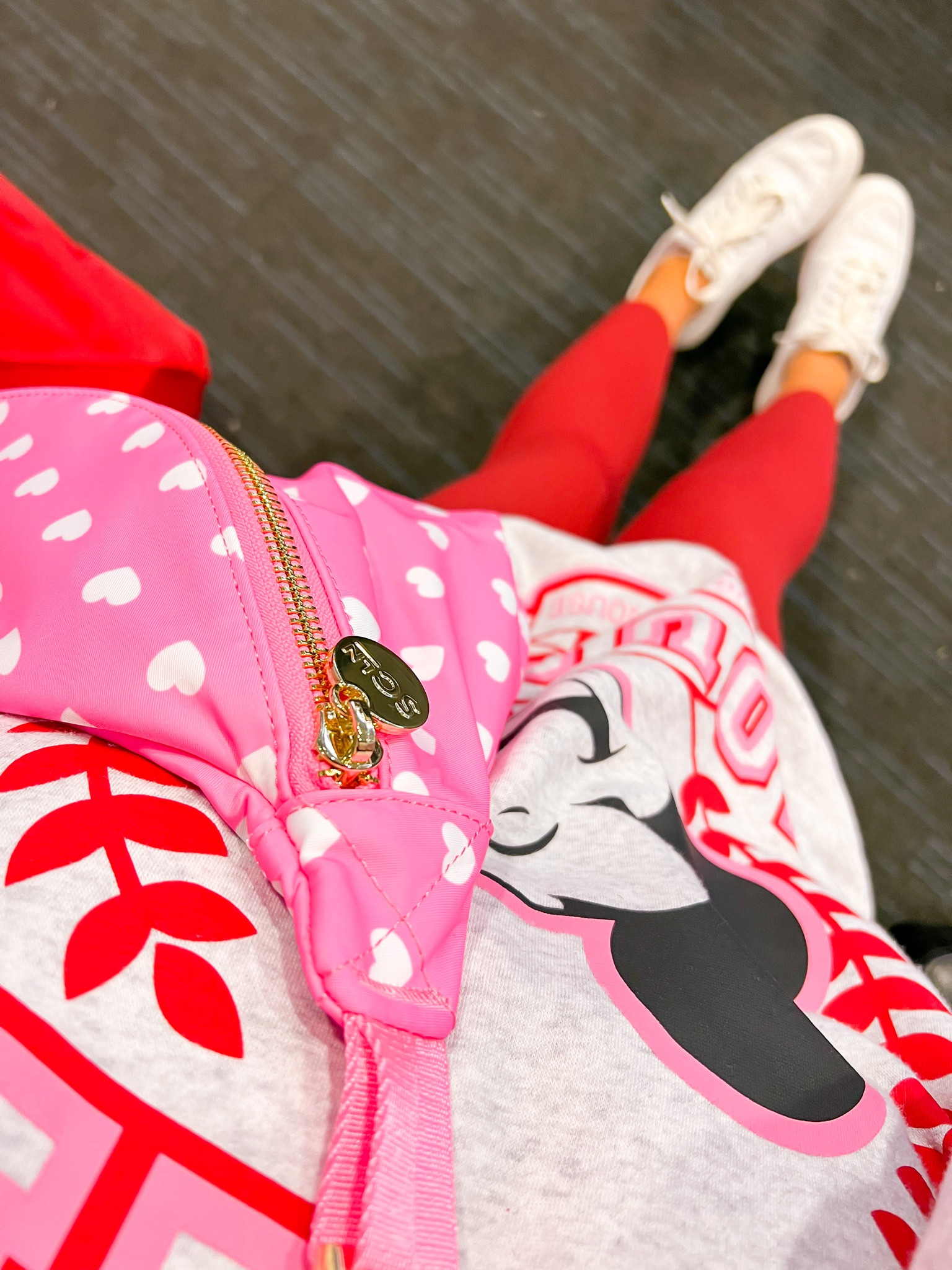 Comfy little airport outfit! I can fit so much in this jumbo Fanny pack! 

#LTKunder50 #LTKtravel #LTKitbag