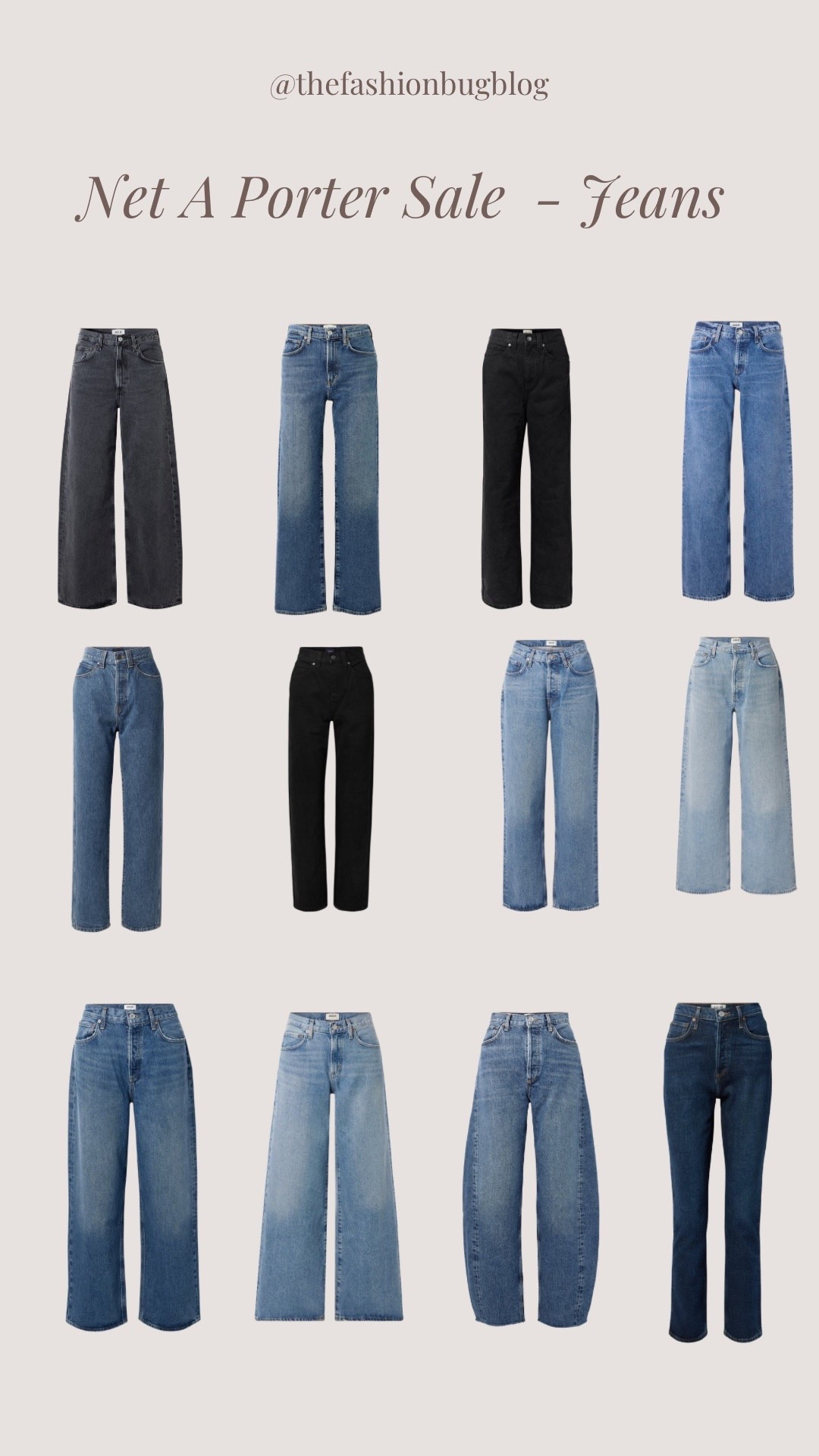 Net a Porter sale jeans 