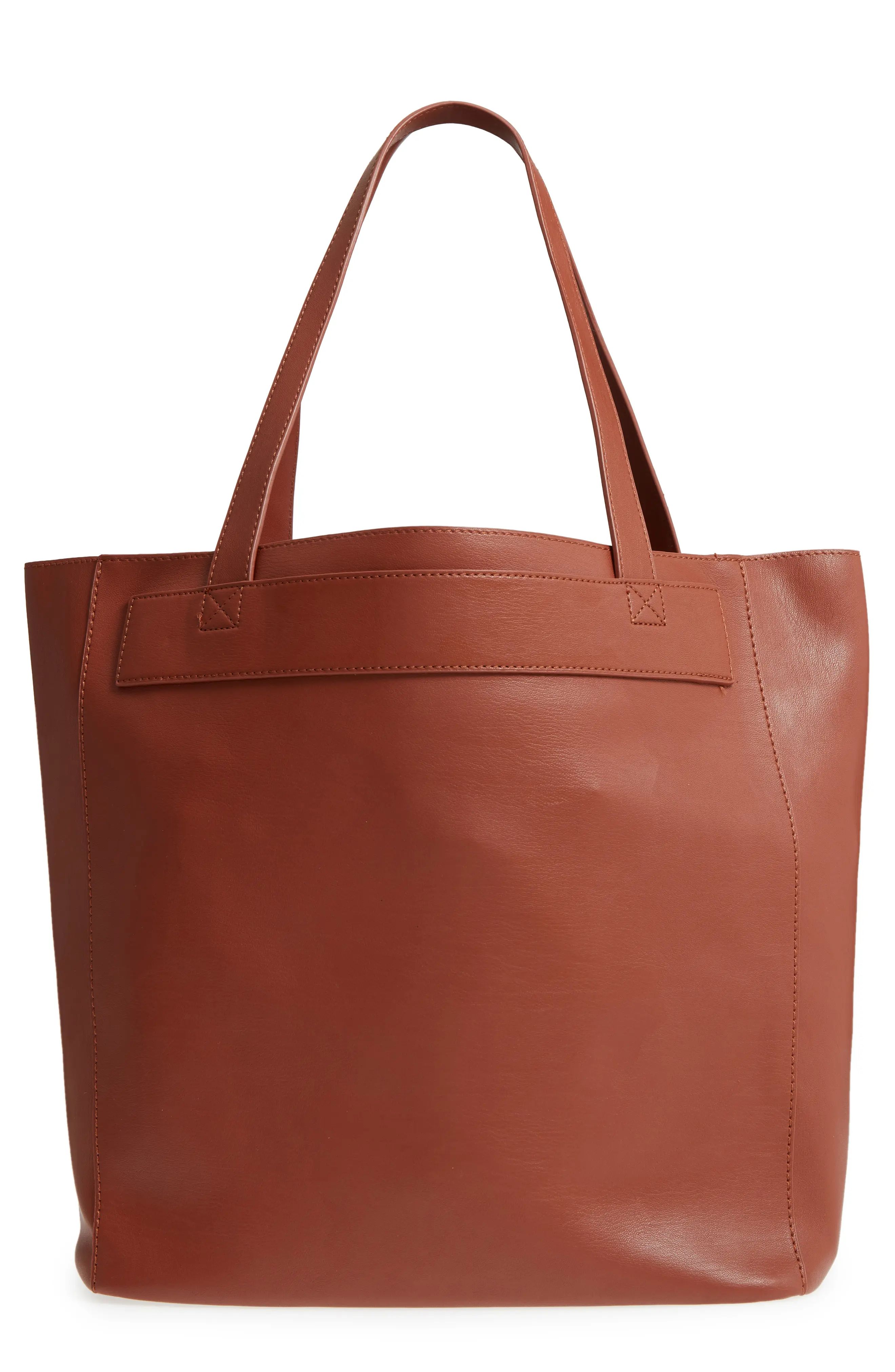 BP. Stitched Faux Leather Tote | Nordstrom