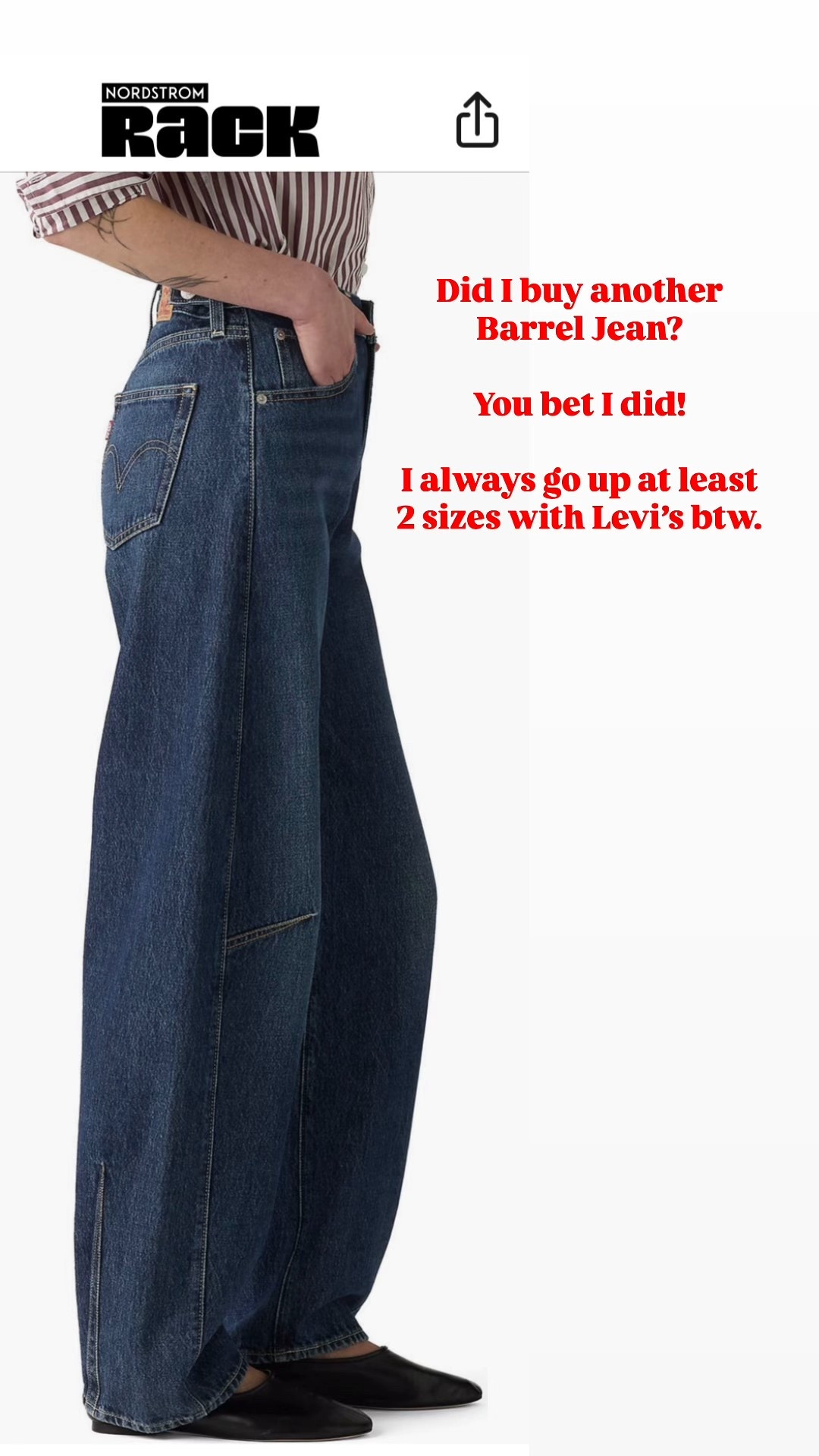 Major deals on barrel jeans - the most flattering fit 
From Levi’s 
Mother 
Pistols
Rag and bone 
And more 

#LTKFindsUnder100 #LTKGiftGuide #LTKSaleAlert