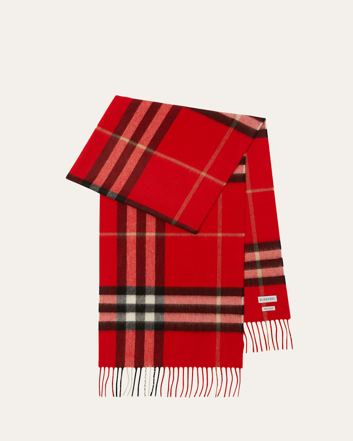 Classic Check Cashmere Scarf | Bergdorf Goodman