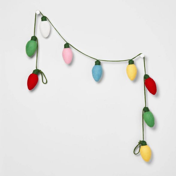 Knit Light Bulb Garland - Wondershop™ | Target