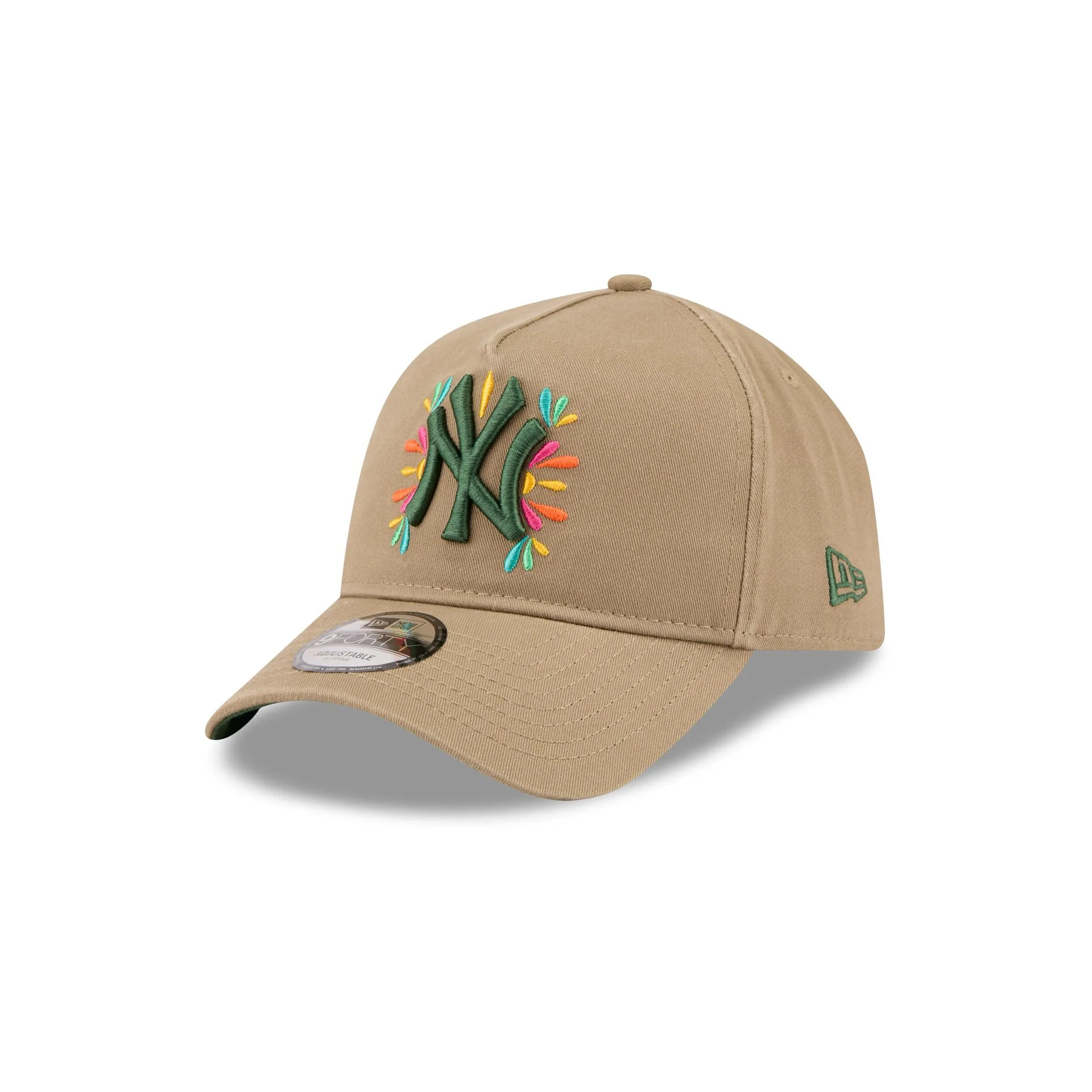 New York Yankees Vibrant Festivities 9FORTY A-Frame Snapback Hat | New Era (US)
