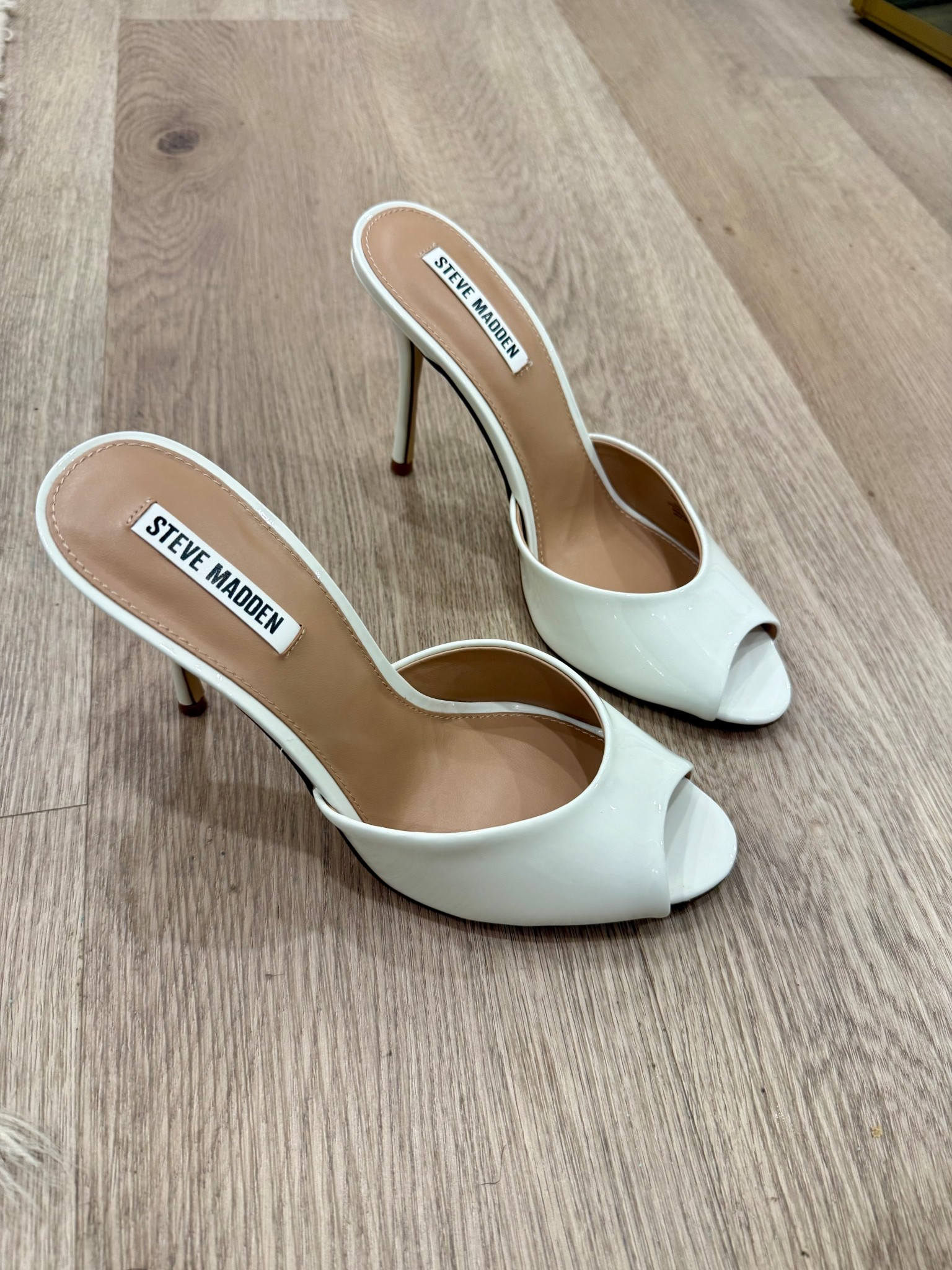 Perfect white Barbie vibes heels!! Comfortable and chic…. Retro peep toe ✨😌 Steve Madden won! 

#LTKShoeCrush #LTKStyleTip #LTKSaleAlert