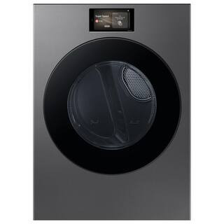 7.6 cu ft vented Front Load Stackable Bespoke AI Ultra Capacity Gas Dryer in Dark Steel w/AI OptiDry+ | The Home Depot