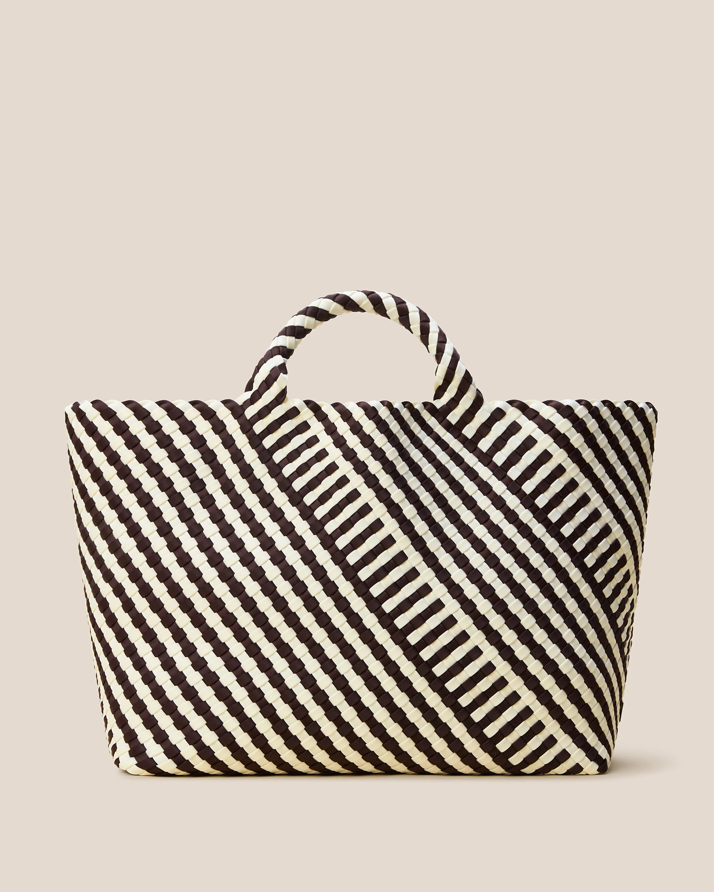 St. Barths Large Tote Striped Geo | Roma | Naghedi