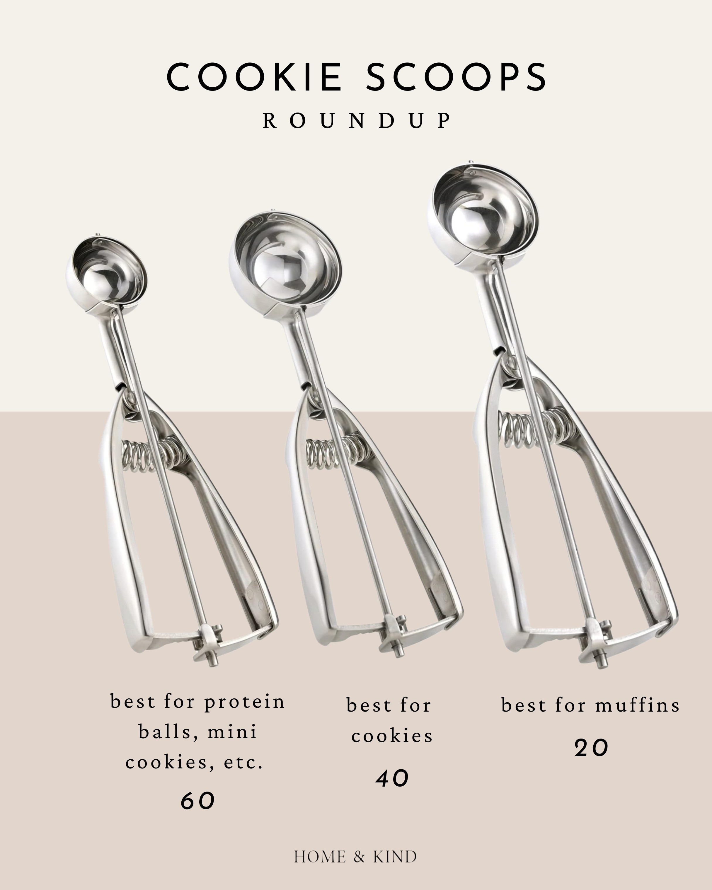 My favorite cookie scoopers— I use these three sizes and love them!

#LTKFindsUnder50 #LTKWatchNow #LTKHome