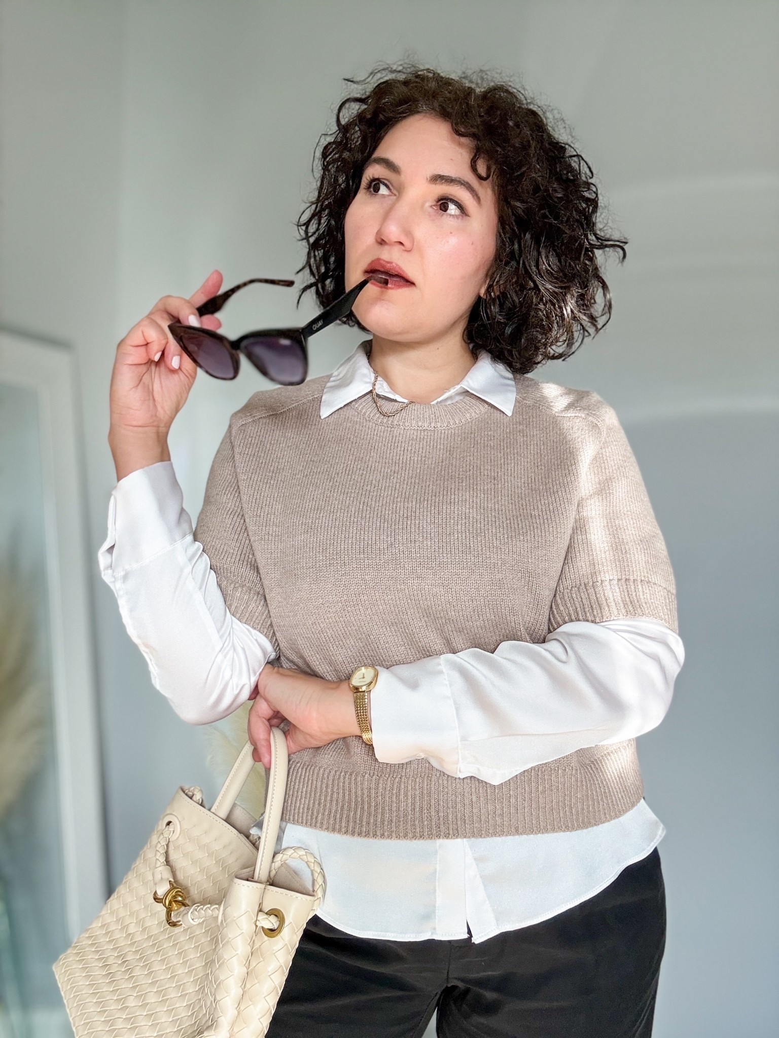 Neutral outfit, autumn outfit, fall outfit, abercrombie sweater tee, workwear, office outfit 

#LTKStyleTip #LTKWorkwear #LTKOver40