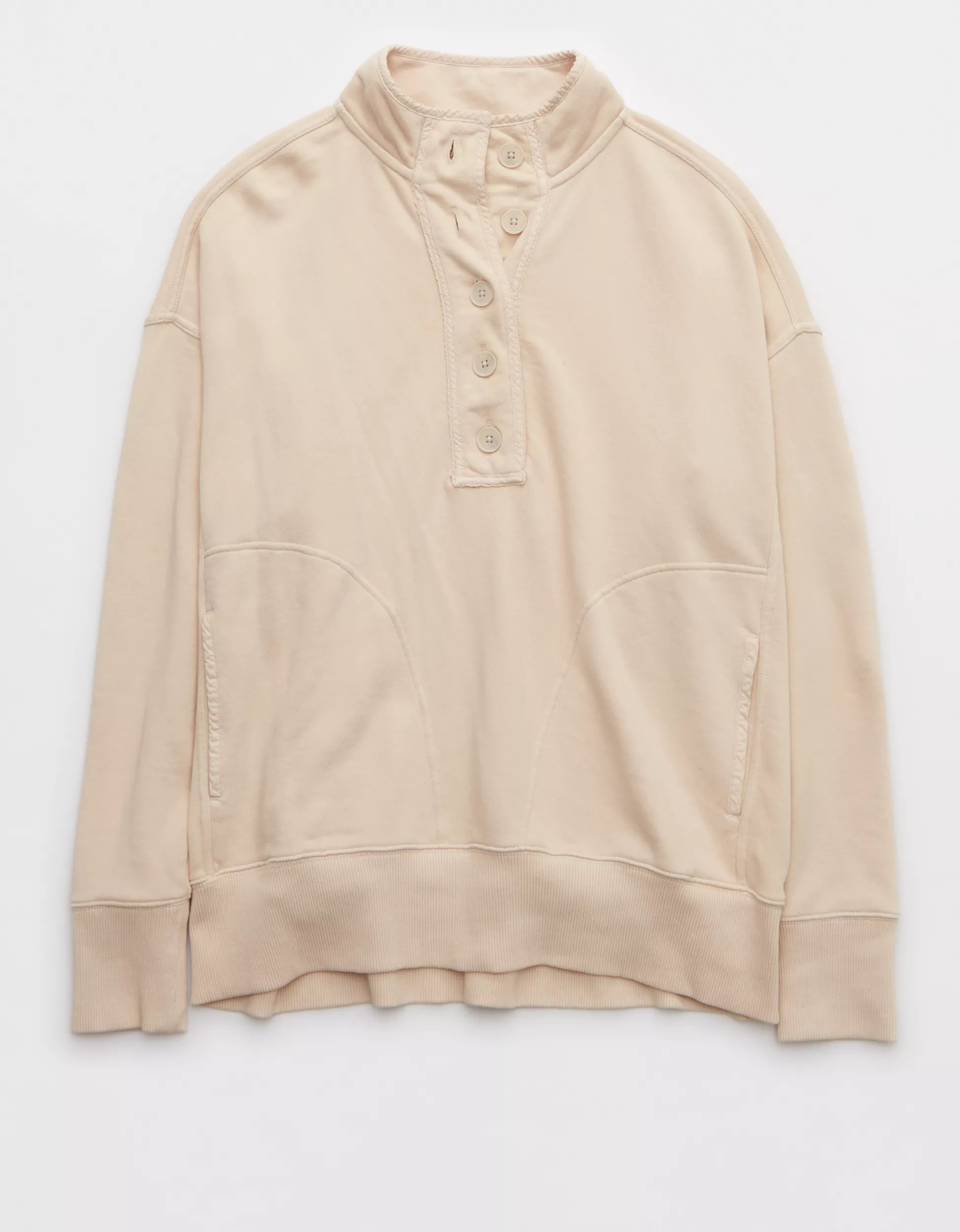 Aerie The Good Times Henley Sweatshirt | Aerie