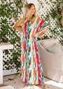 SUNSET ON THE BEACH ONE SHOULDER MAXI DRESS | Judith March
