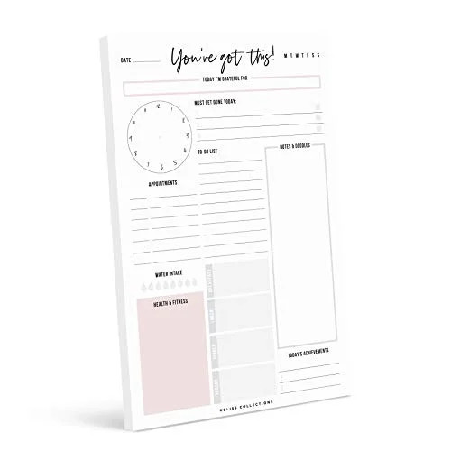 Bliss Collections Daily Planner??with??50 Undated??6 Tear-Off??Sheets??-??You've??Got??This??Cale... | Walmart (US)