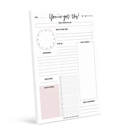 Bliss Collections Daily Planner??with??50 Undated??6 Tear-Off??Sheets??-??You've??Got??This??Cale... | Walmart (US)