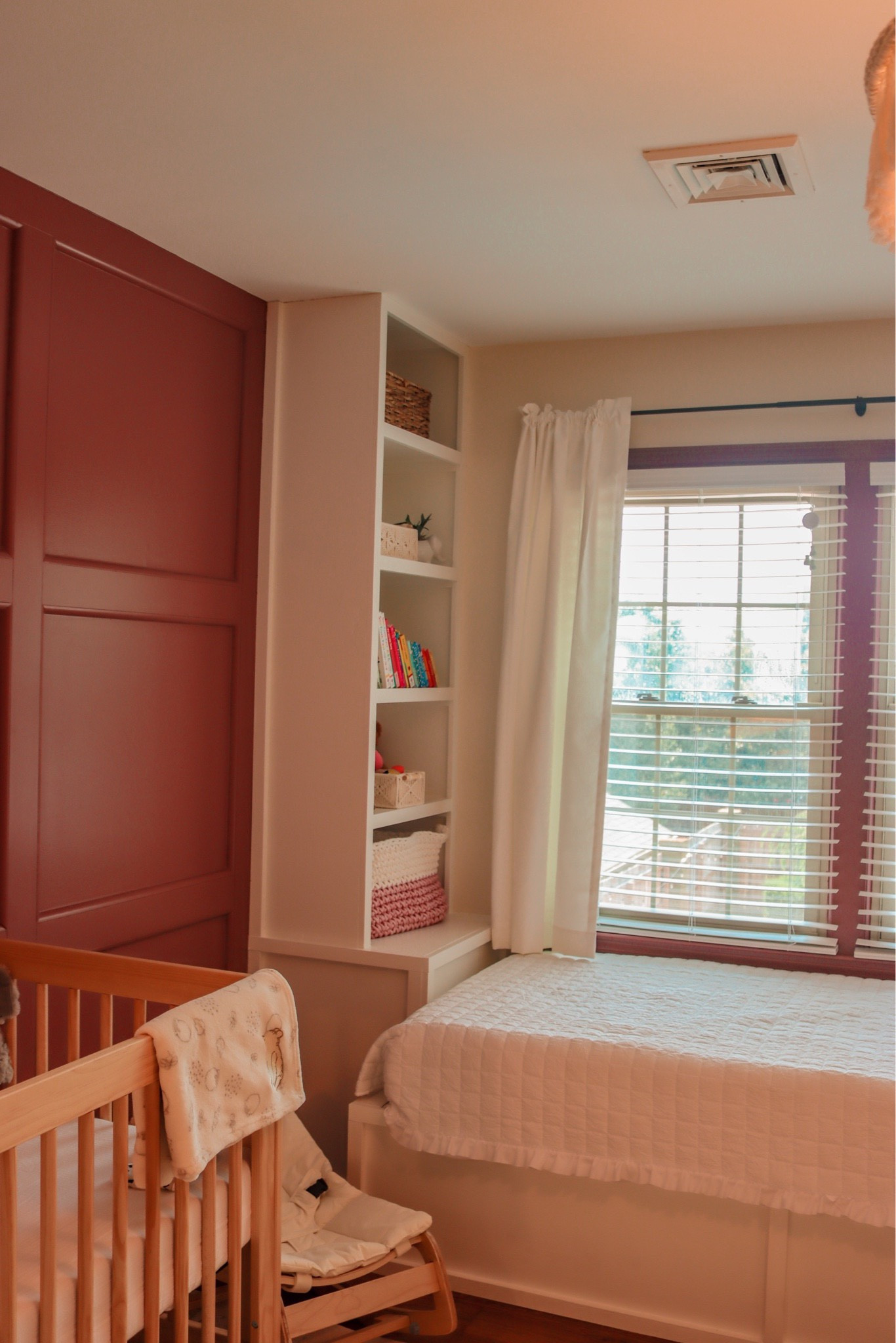 Boho Baby Girl Nursery 

Natural wood crib
Bookshelf
Books
Daybed
Rug
Blanket
Baby shower 
Must have baby gifts 

#LTKBaby #LTKFamily #LTKBump