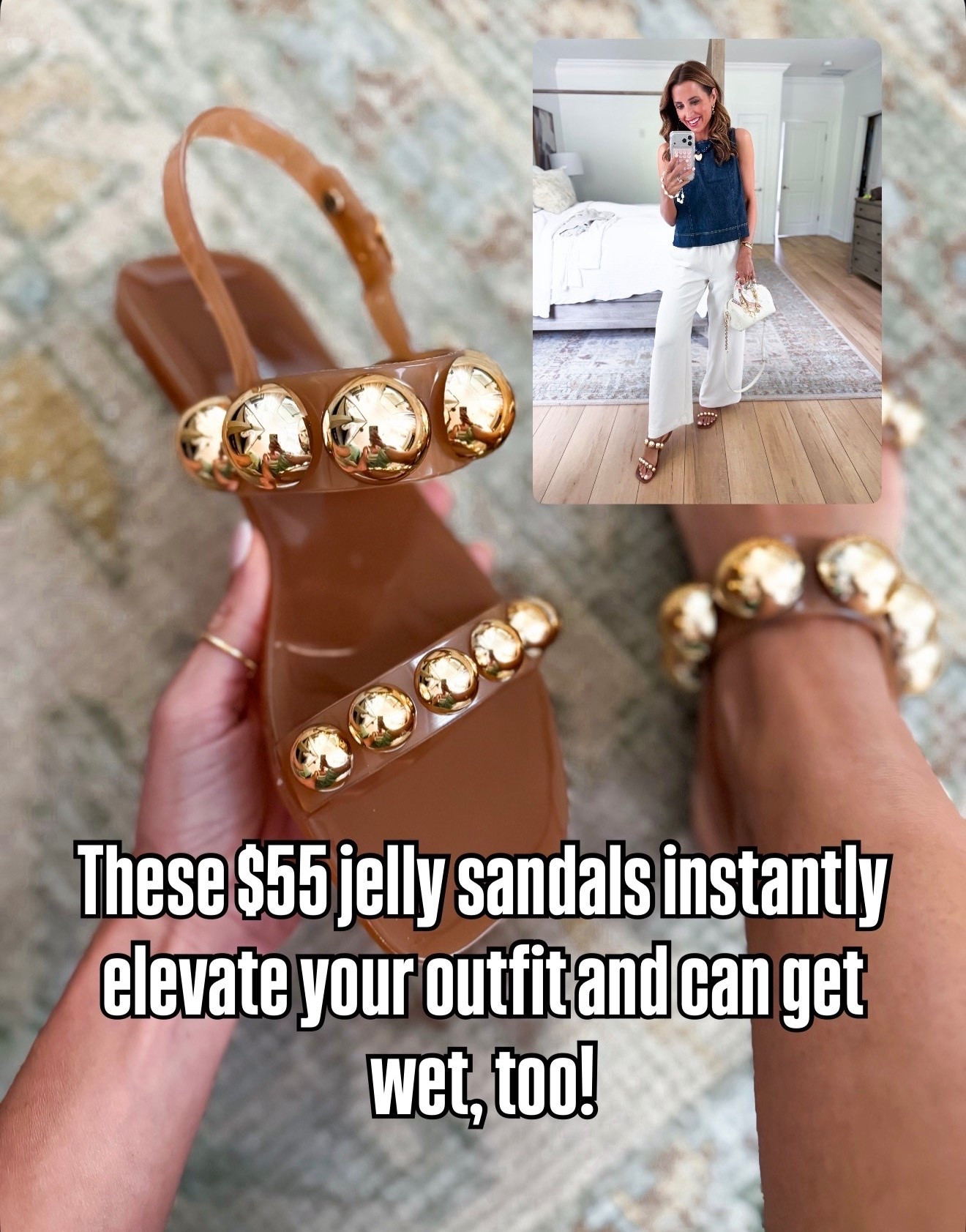 The cutest jelly sandals under $60! These would be great for vacation + the beach and pool. Resort outfit. Resort wear. Vacation outfit. Vacation style. Summer outfit. Summer style.

#LTKootd #LTKTravel #LTKSwim