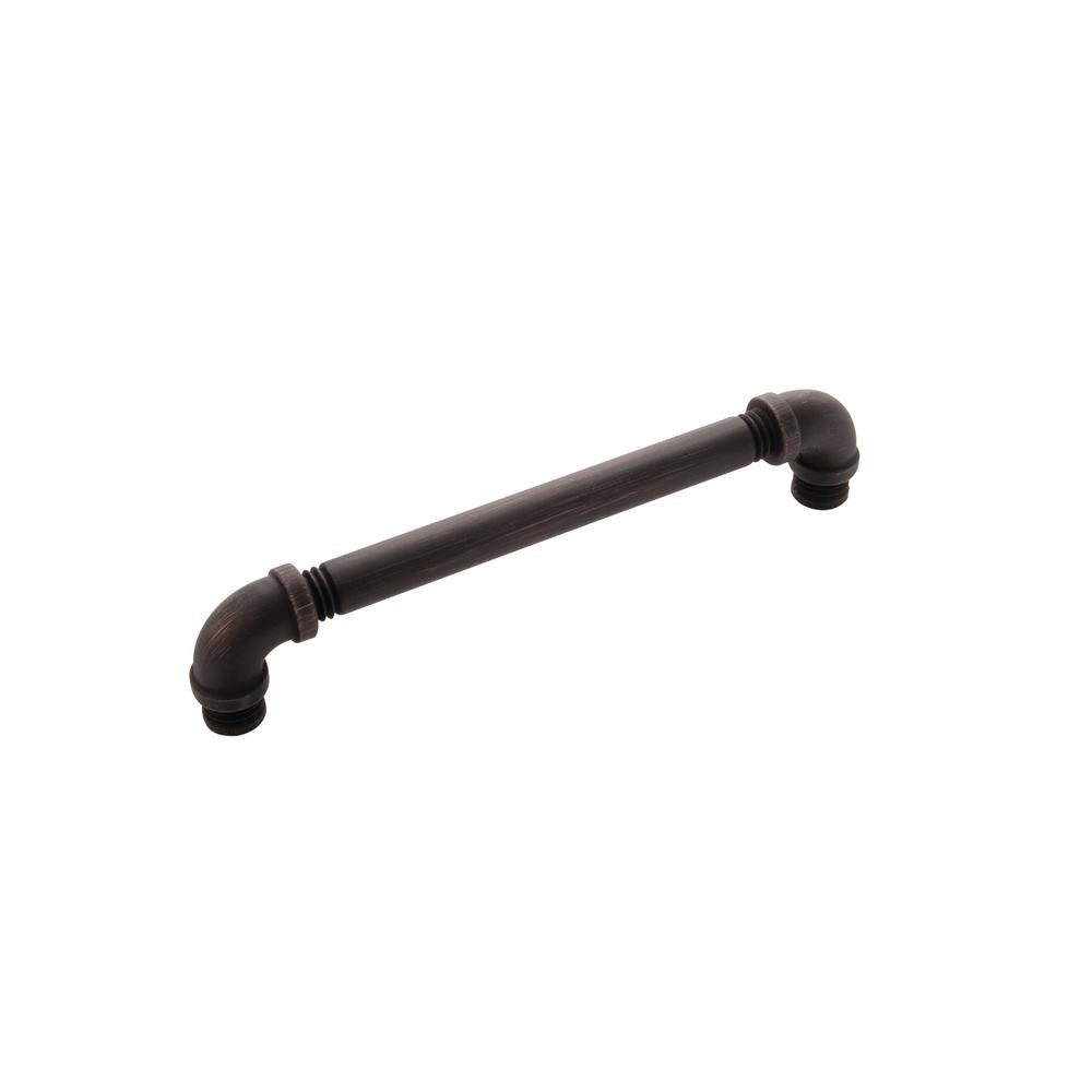 Hickory Hardware 6-15/16 in. (160 mm) Pipeline Vintage Bronze Cabinet Pull-HH075010-VB - The Home De | The Home Depot