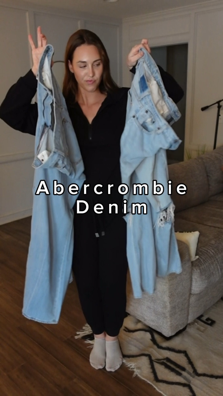 ABERCROMBIE is my FAV when it comes to DENIM!! They are a go-to!! Curve Love for the win 💙

Wide leg: color light. These are a size curve love 29 Long, and slightly too big! 
90s Relaxed: color medium. These are also a size curve love 29 Long. They fit better. Thicker denim than the others! 

[denim, jeans, Abercrombie jeans] 



#LTKStyleTip