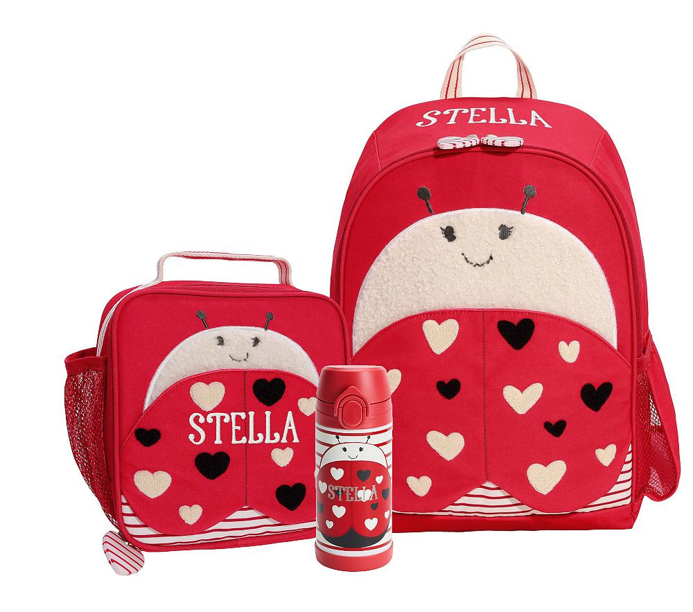 Mackenzie Red Ladybug Backpack &amp; Lunch Bundle, Set of 3 | Pottery Barn Kids