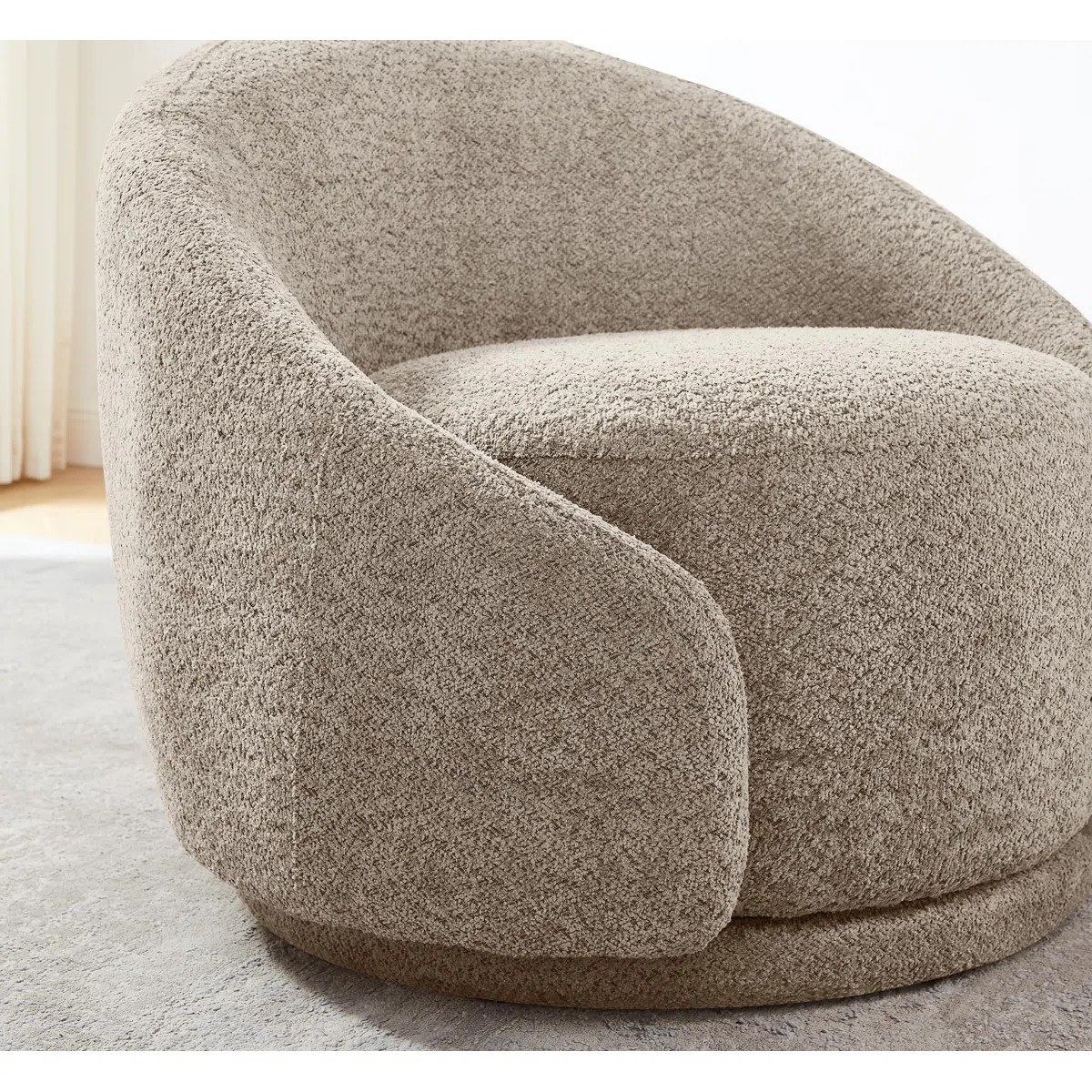 Brayden Studio® Blaklee 34.25'' Wide Swivel Barrel Chair & Reviews | Wayfair | Wayfair North America