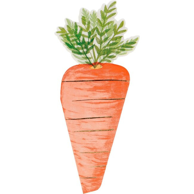 Foiled Carrot Napkins | Maisonette