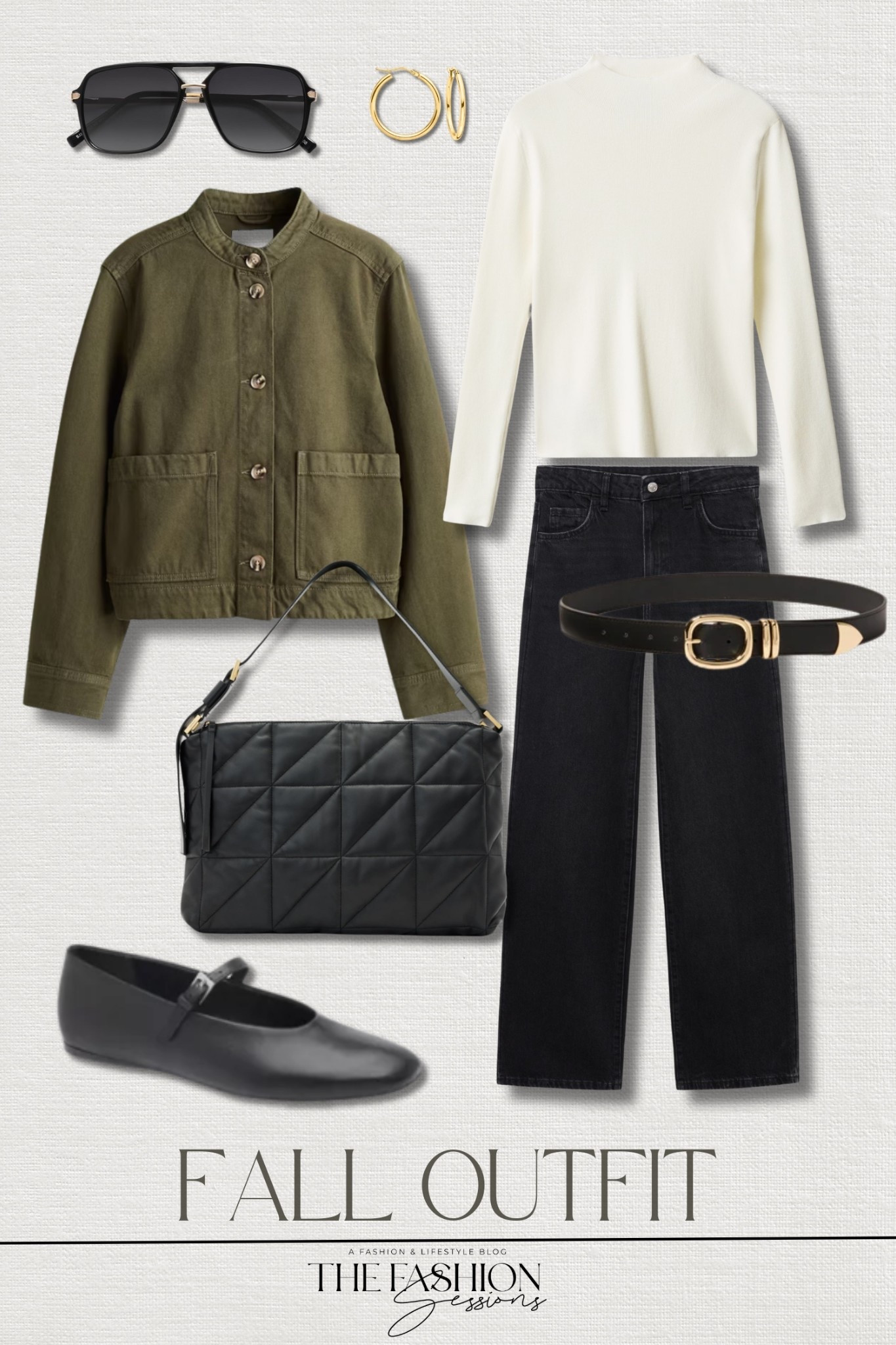 Fall outfit inspo 🍃
twill jacket | wide leg jeans | fitted sweater | ballet flats | quilted leather shoulder bag | gold hoops | fall outfit | casual outfit

#LTKOver40 #LTKSeasonal #LTKStyleTip