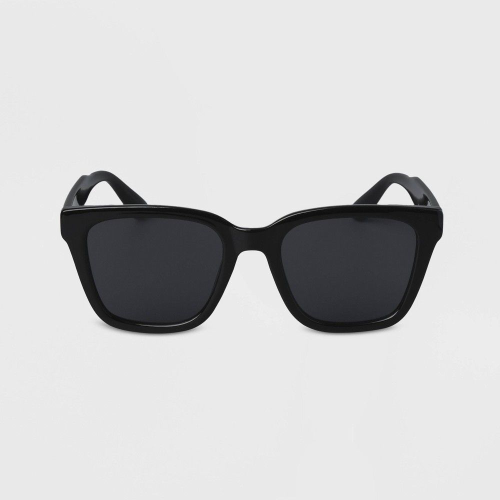 Adult Anti-Fog Square Sunglasses - Black | Target