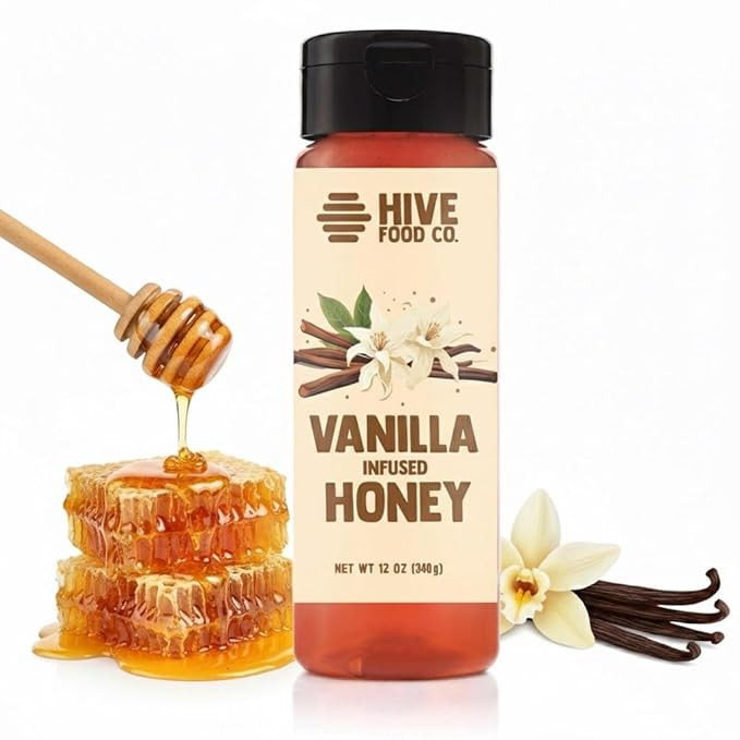 HIVE Food Co. Infused Honey – 100% Pure American Raw & Unfiltered with Gourmet Natural Flavors ... | Amazon (US)