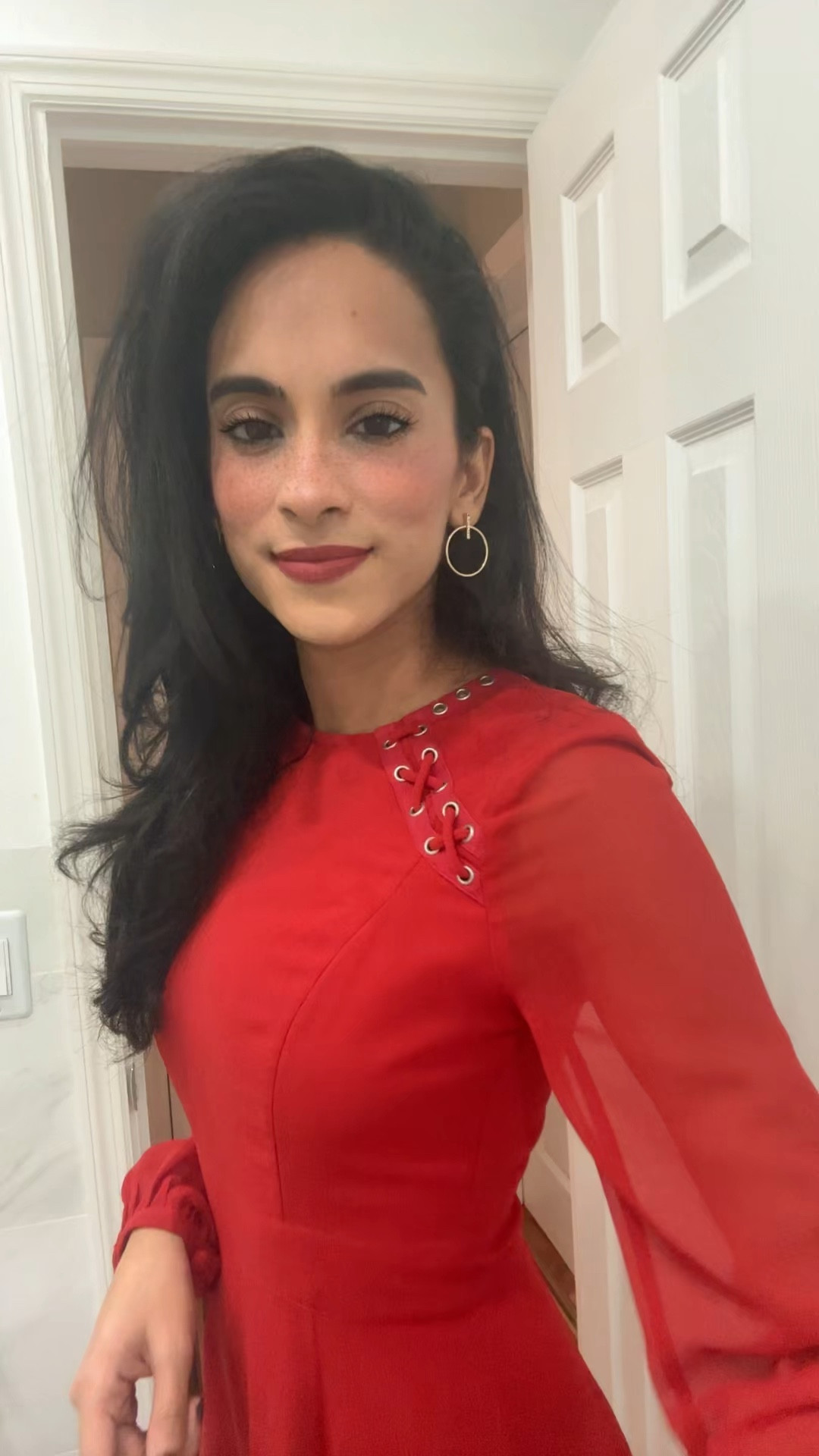 holiday red dress 🫶🎄 

#LTKGiftGuide #LTKWatchNow #LTKHoliday