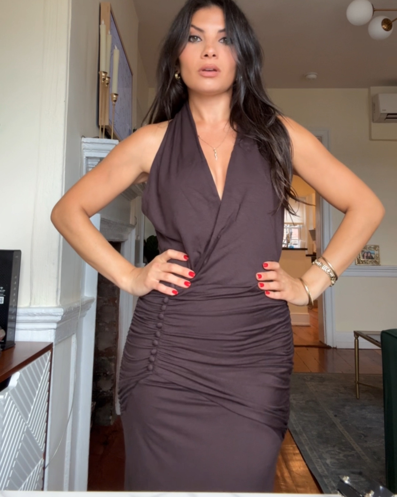 The perfect fall wedding guest dress that is so comfy and so flattering! #reformation #weddingguestdress #formaldress

#LTKFallSale