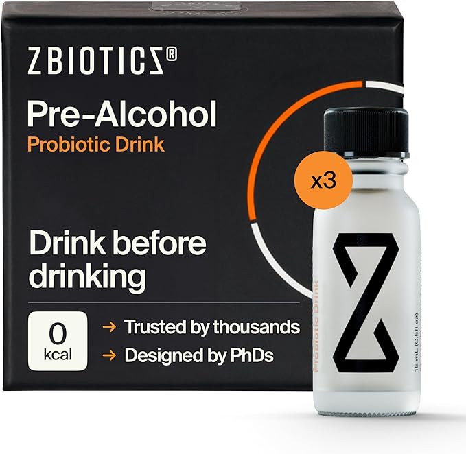 ZBiotics — Feel Better After Drinking, Wake Up Refreshed, Science-Backed, Patented Probiotic fo... | Amazon (US)