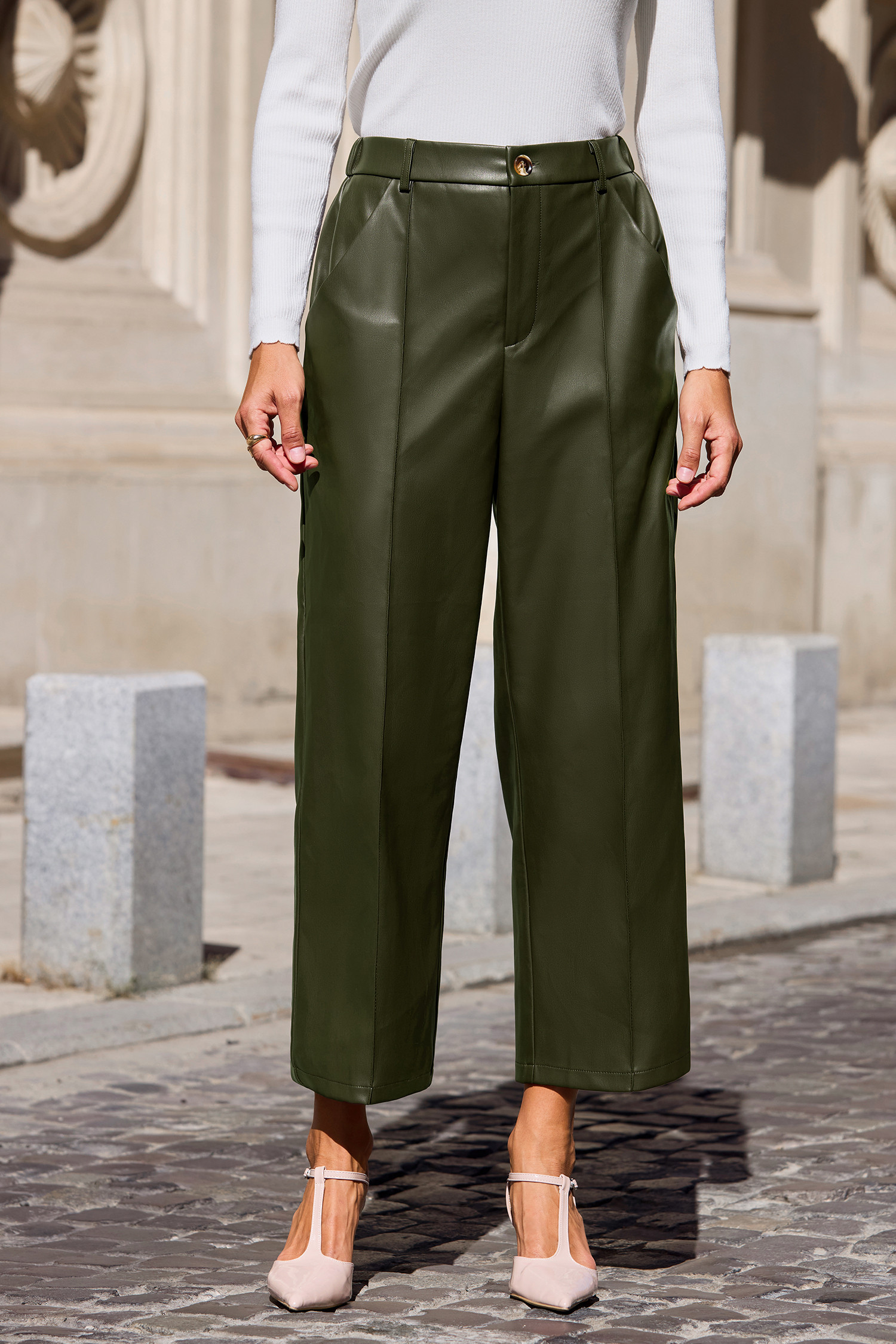 Boheme Green Pants - S | Cupshe US