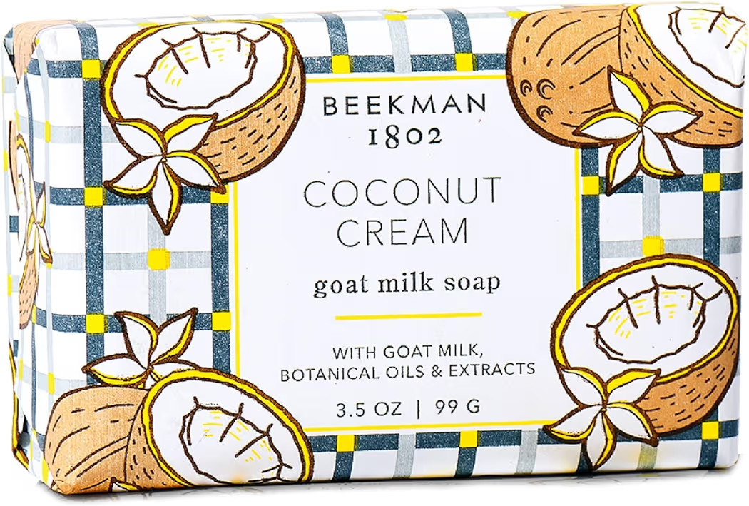 Beekman 1802 Coconut Cream Palm-Sized Bar Soap - Scented - 3.5 oz - Cleanses, Nourishes & Hydrate... | Amazon (US)